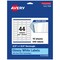 Avery Glossy White Rectangle Labels with Sure Feed, 2/3" x 1-3/4"